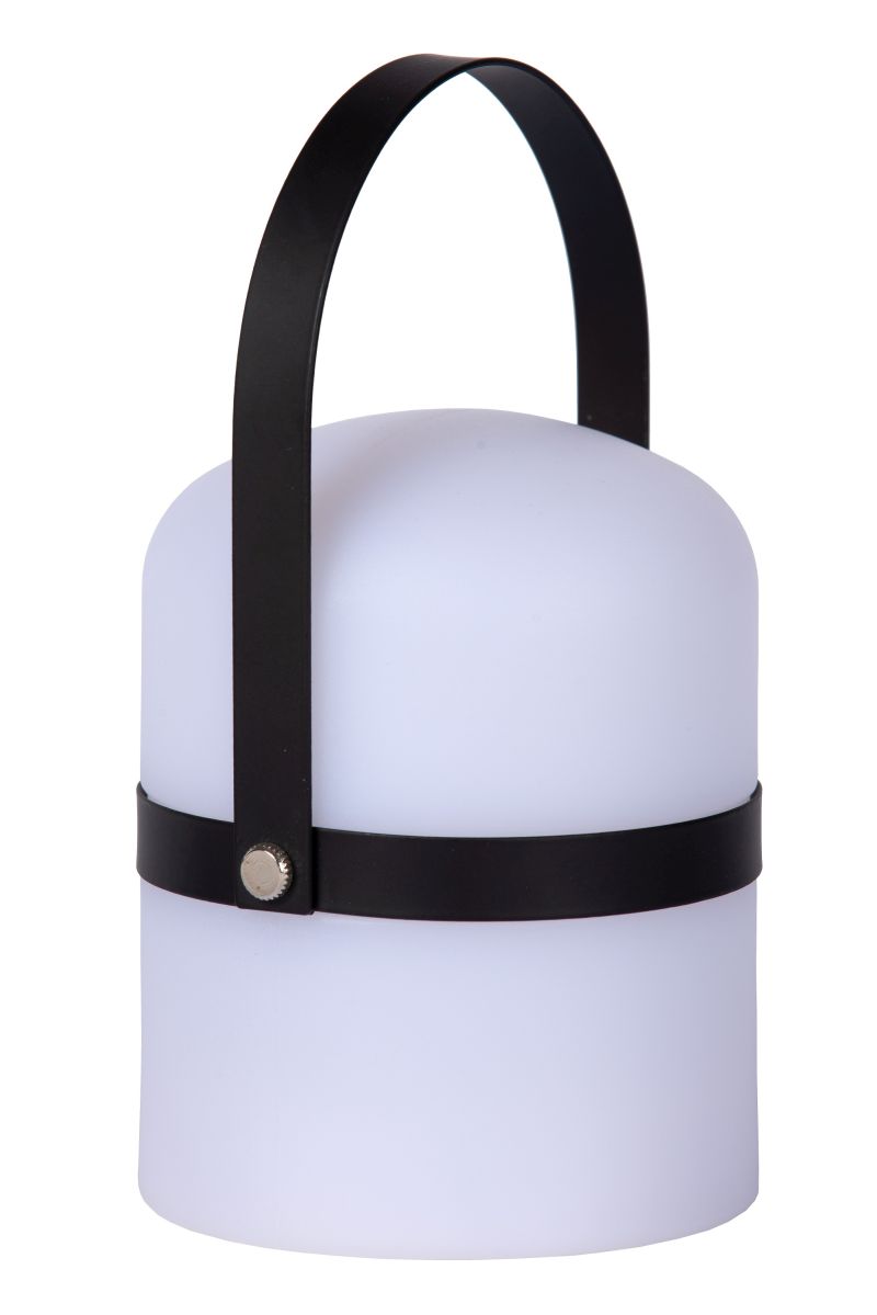 Lucide LITTLE JOE - Stolná lampa Outdoor - Ø 10 cm - LED Rozm. - 1x0,3W 3200K - IP44 - 3 StepDim - Čierna